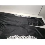 Chrome Hearts Black Mesh Jersey Pants