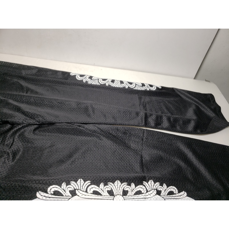 Chrome Hearts Black Mesh Jersey Pants