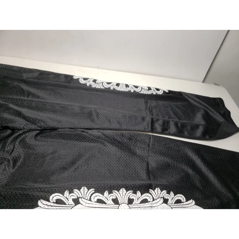 Chrome Hearts Black Mesh Jersey Pants