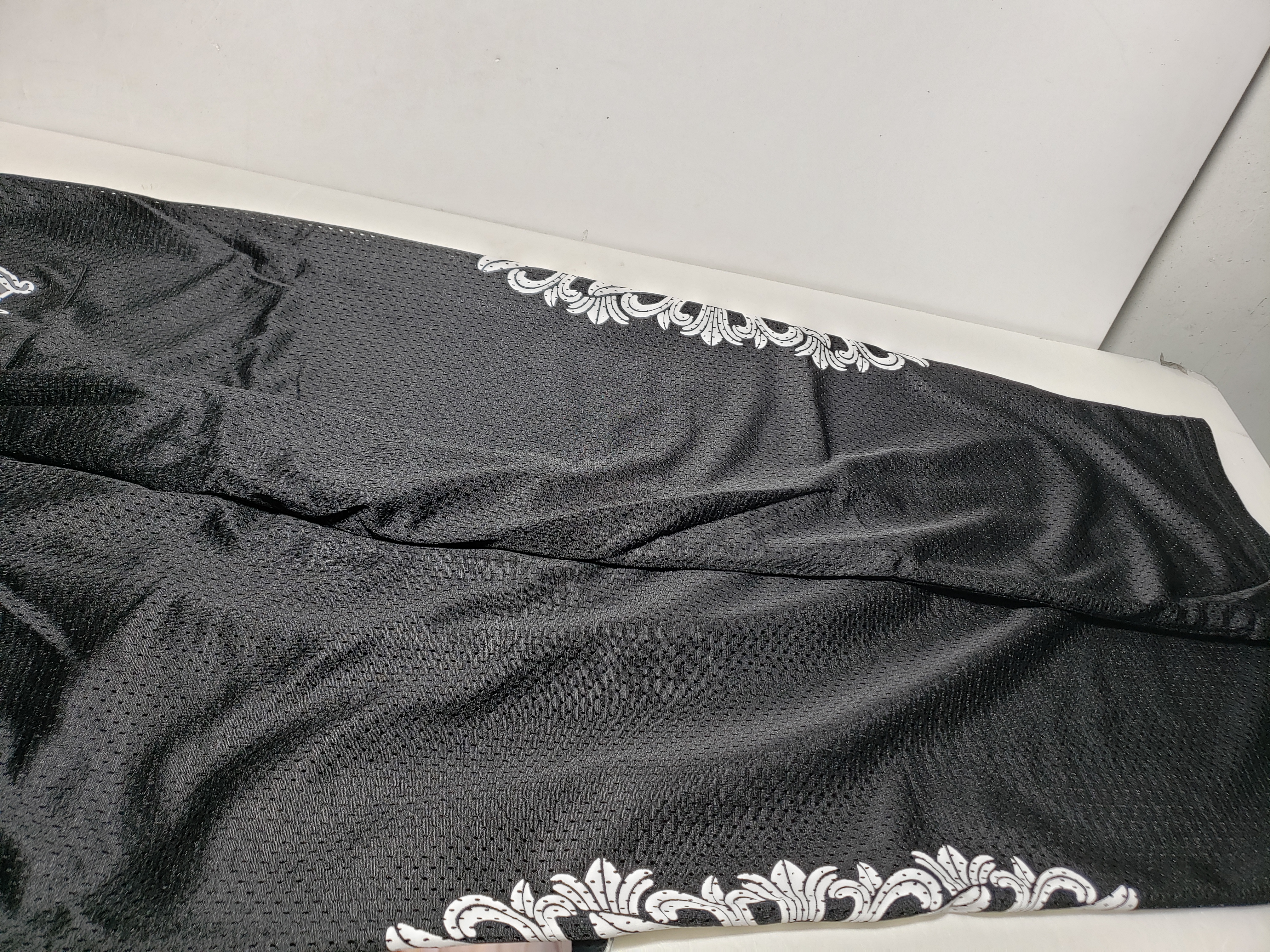 Chrome Hearts Black Mesh Jersey Pants