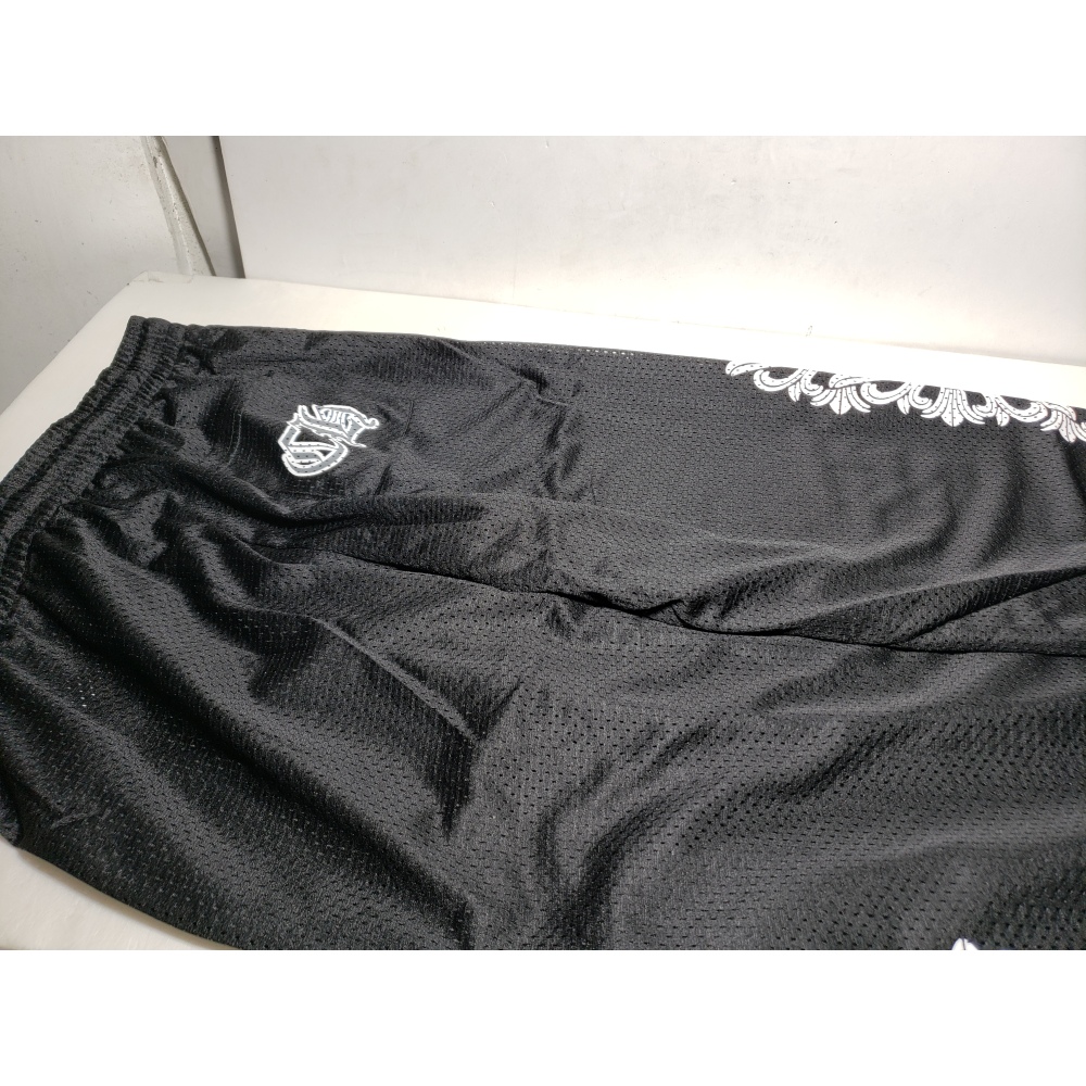 Chrome Hearts Black Mesh Jersey Pants