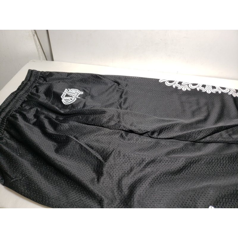 Chrome Hearts Black Mesh Jersey Pants