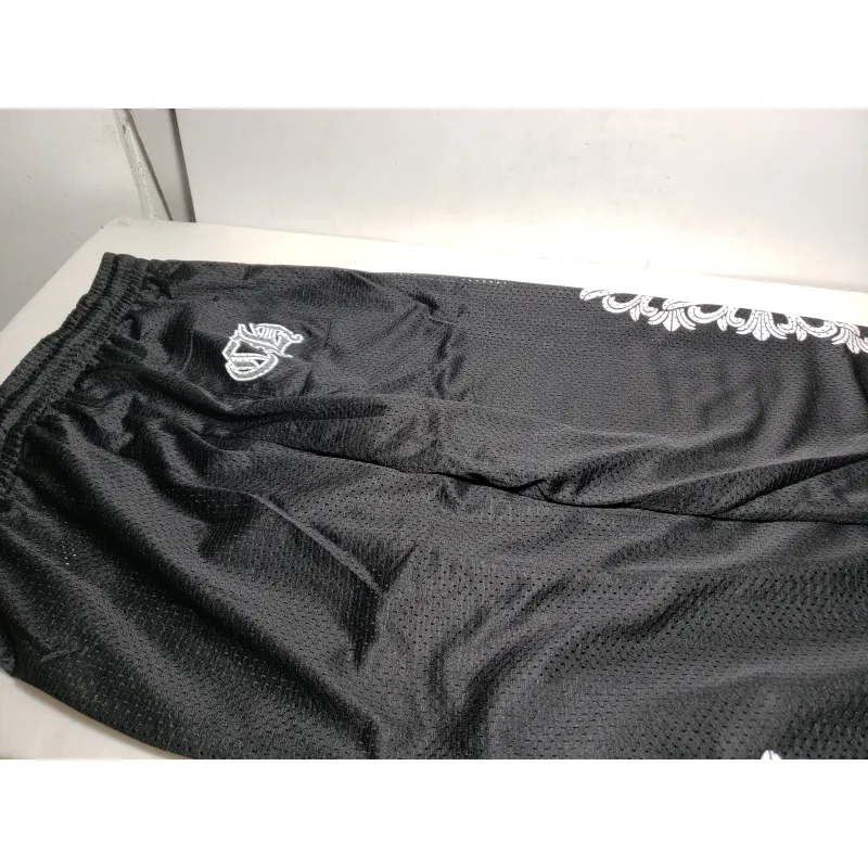 Chrome Hearts Black Mesh Jersey Pants