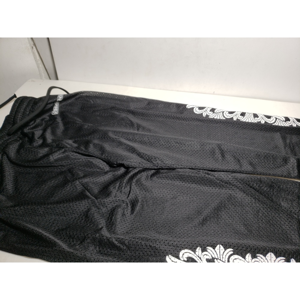 Chrome Hearts Black Mesh Jersey Pants