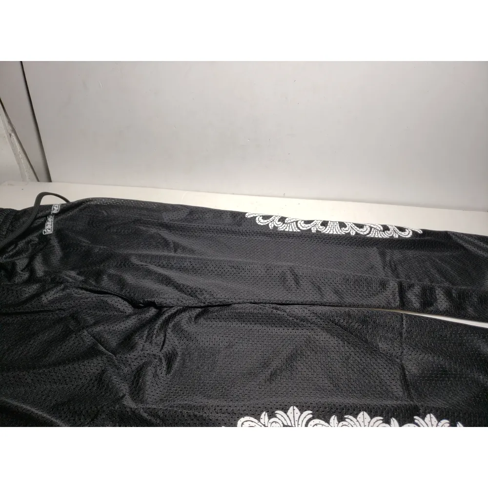 Chrome Hearts Black Mesh Jersey Pants