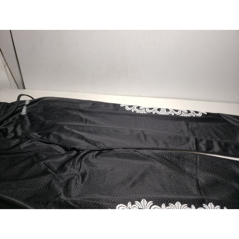 Chrome Hearts Black Mesh Jersey Pants
