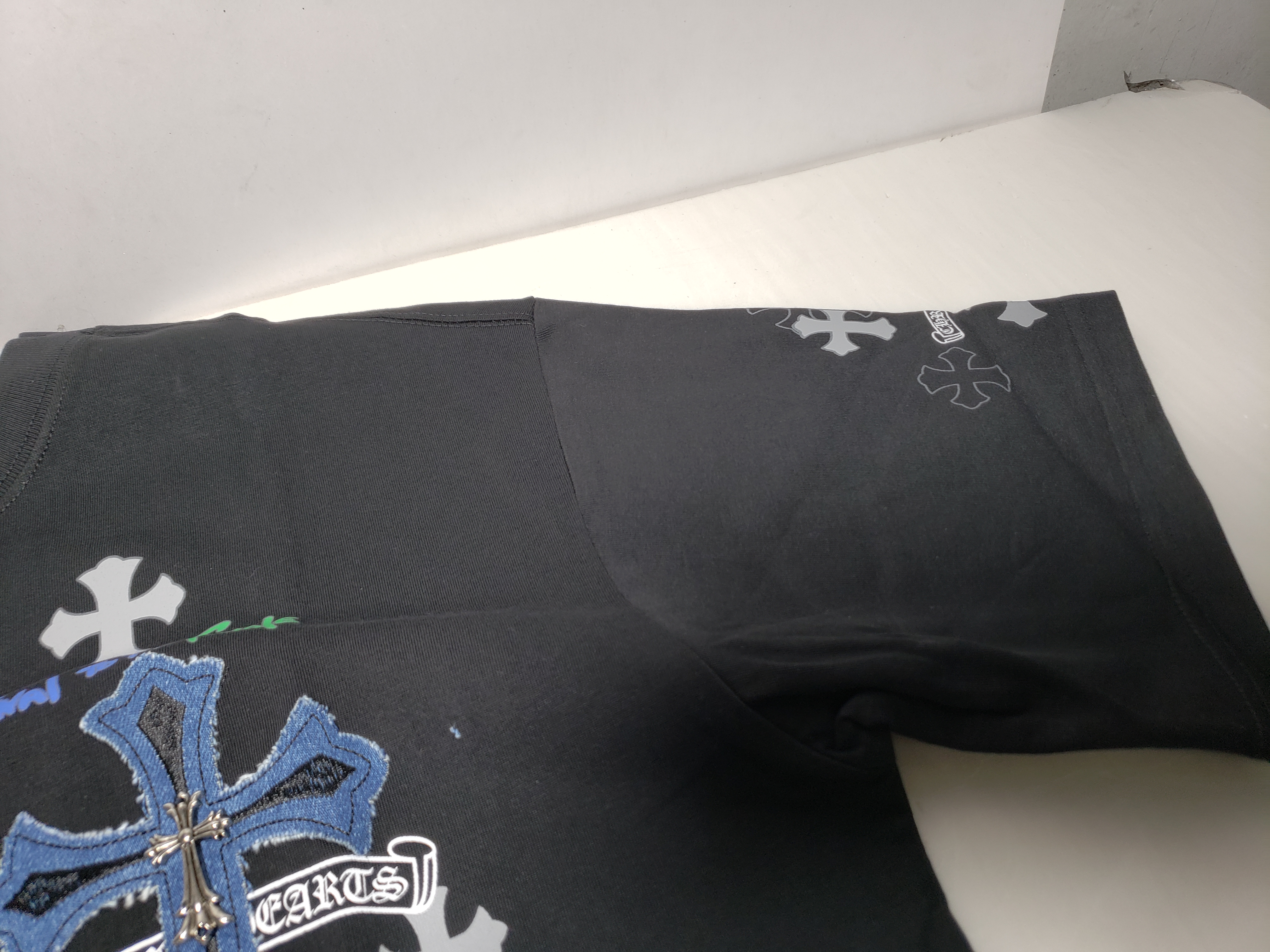 Chrome Hearts colorful silver cross T-Shirts