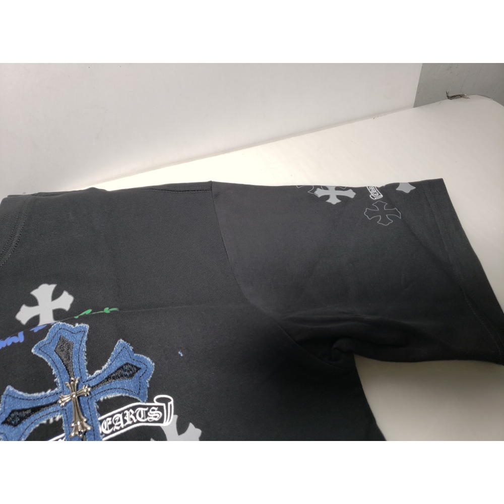 Chrome Hearts colorful silver cross T-Shirts