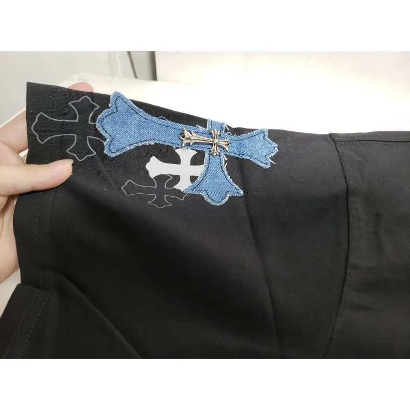 Chrome Hearts colorful silver cross T-Shirts