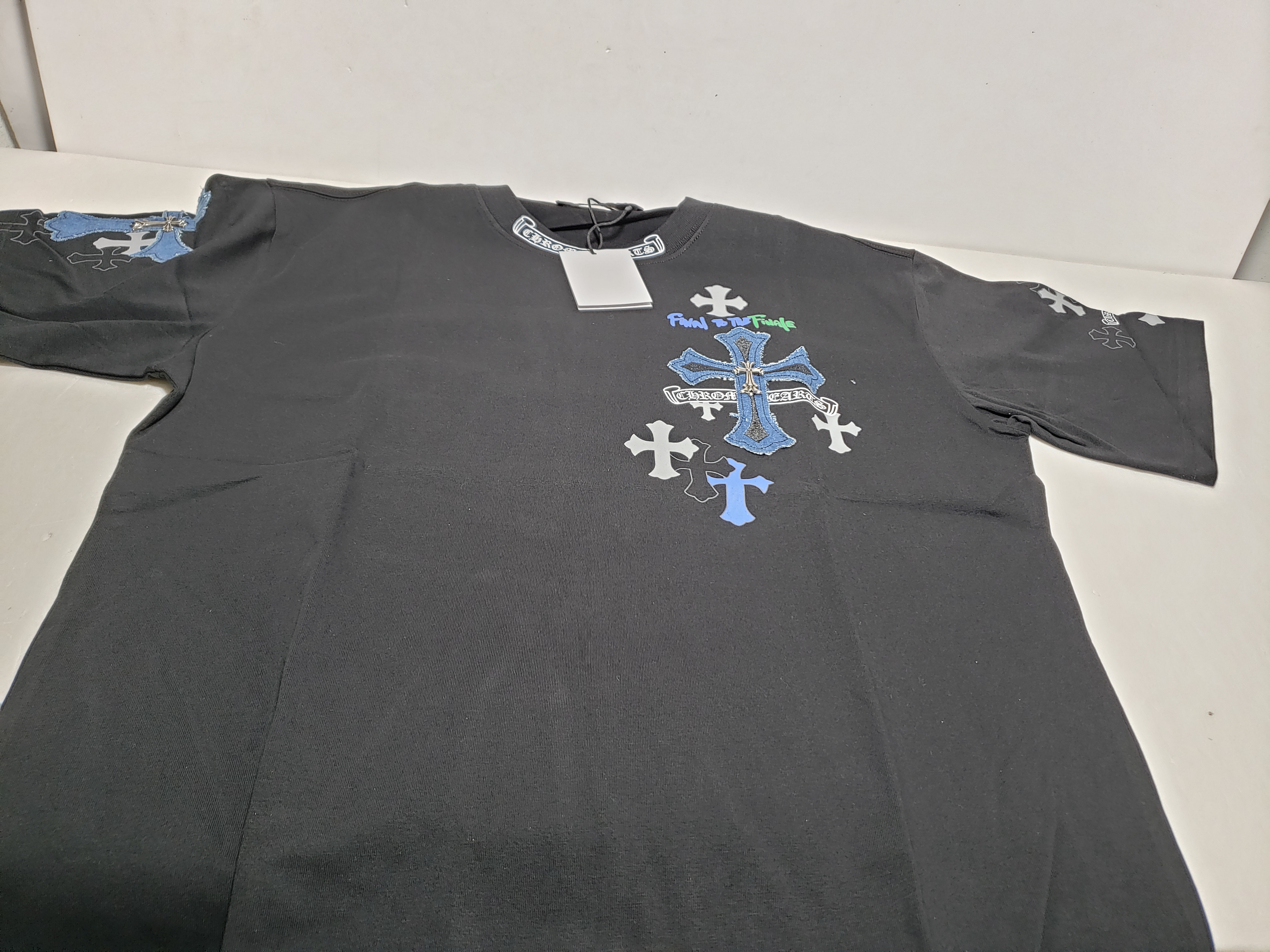 Chrome Hearts colorful silver cross T-Shirts