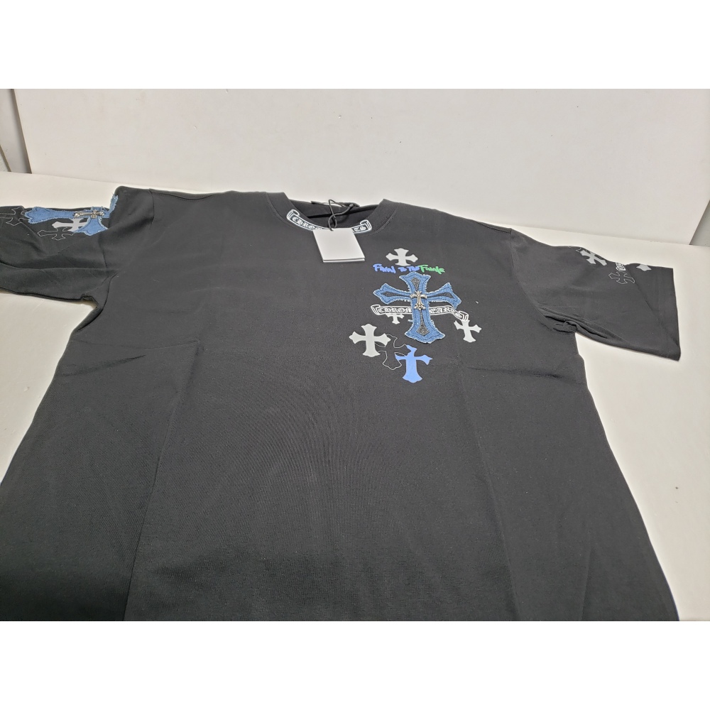 Chrome Hearts colorful silver cross T-Shirts
