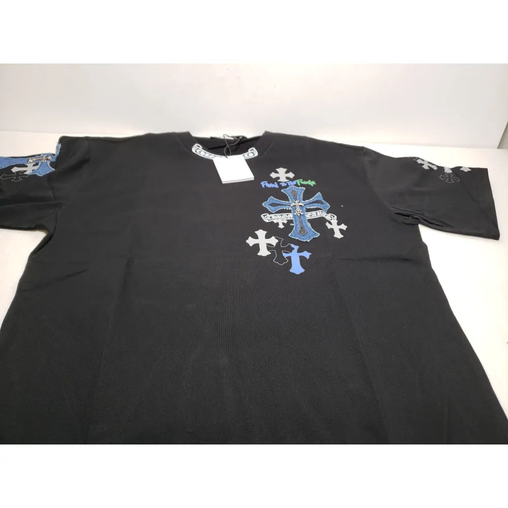 Chrome Hearts colorful silver cross T-Shirts
