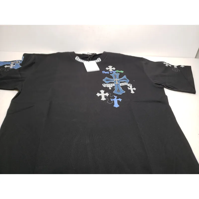 Chrome Hearts colorful silver cross T-Shirts