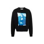 Off White Hoodie Monalisa Black/Blue