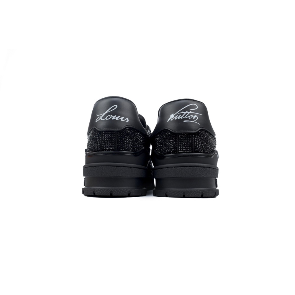 PKGoden LOUIS VUITTON Trainer All black Diamond