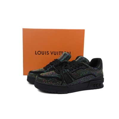 PKGoden LOUIS VUITTON Trainer Black diamond 02