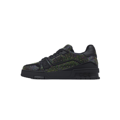 PKGoden LOUIS VUITTON Trainer Black diamond 01