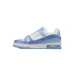 PK LOUIS VUITTON Trainer Blue white Diamond