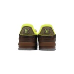 PKGoden LOUIS VUITTON Trainer Brown green diamond