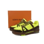 PKGoden LOUIS VUITTON Trainer Brown green diamond
