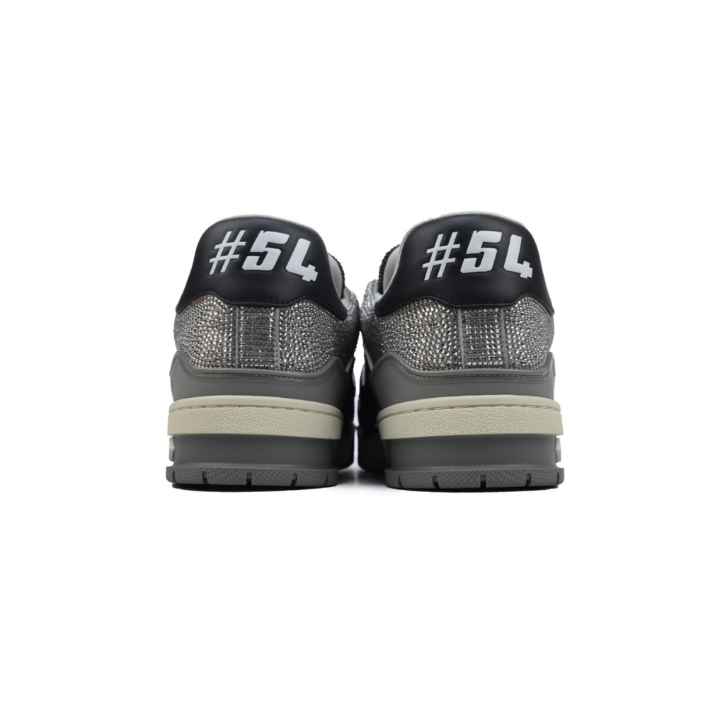 PKGoden LOUIS VUITTON Trainer Grey Black diamond
