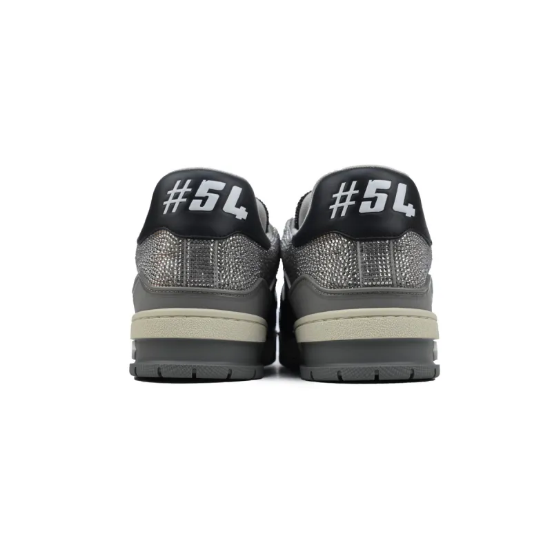 PKGoden LOUIS VUITTON Trainer Grey Black diamond