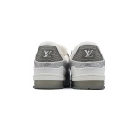 PKGoden LOUIS VUITTON Trainer Grey white Diamond