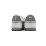 PKGoden LOUIS VUITTON Trainer Grey white Diamond