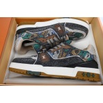 PKGoden LOUIS VUITTON Trainer Khaki camouflage diamond