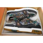 PKGoden LOUIS VUITTON Trainer Khaki camouflage diamond