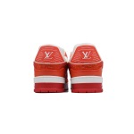 PKGoden LOUIS VUITTON Trainer Orange White diamond
