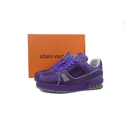 PKGoden LOUIS VUITTON Trainer Purple Diamond 02