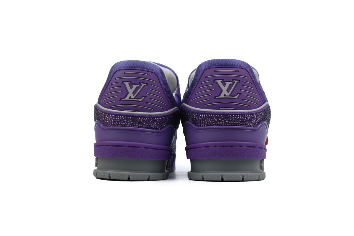 LOUIS VUITTON Trainer Purple Diamond