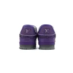 PKGoden LOUIS VUITTON Trainer Purple Diamond