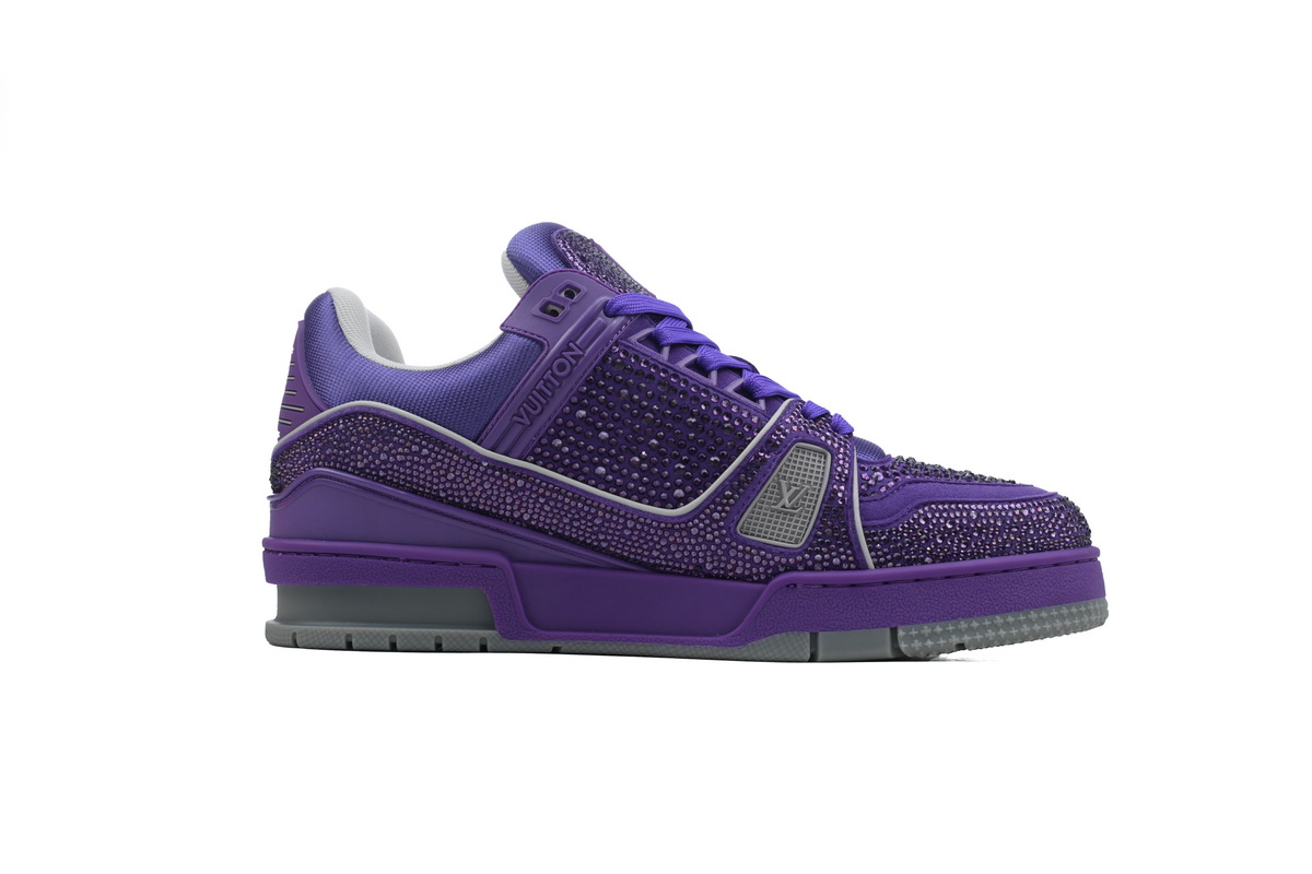 LOUIS VUITTON Trainer Purple Diamond