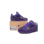 PKGoden LOUIS VUITTON Trainer Purple Diamond