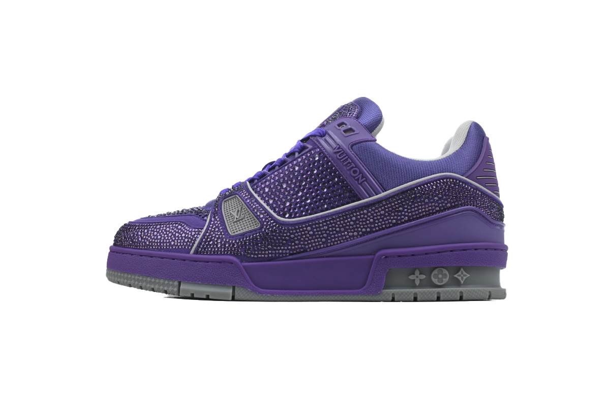 LOUIS VUITTON Trainer Purple Diamond