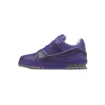 PKGoden LOUIS VUITTON Trainer Purple Diamond
