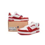 PKGoden LOUIS VUITTON Trainer Red tailed diamond