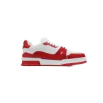 PKGoden LOUIS VUITTON Trainer Red tailed diamond
