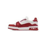 PKGoden LOUIS VUITTON Trainer Red tailed diamond