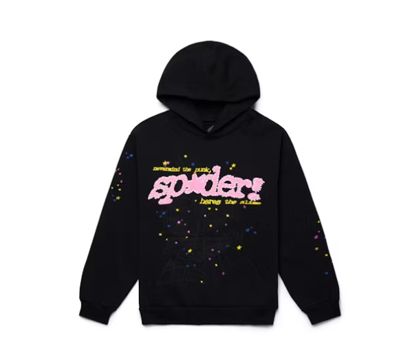 Sp5der P*NK V2 Hoodie Black 