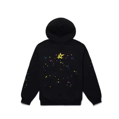 Sp5der P*NK V2 Hoodie Black  02
