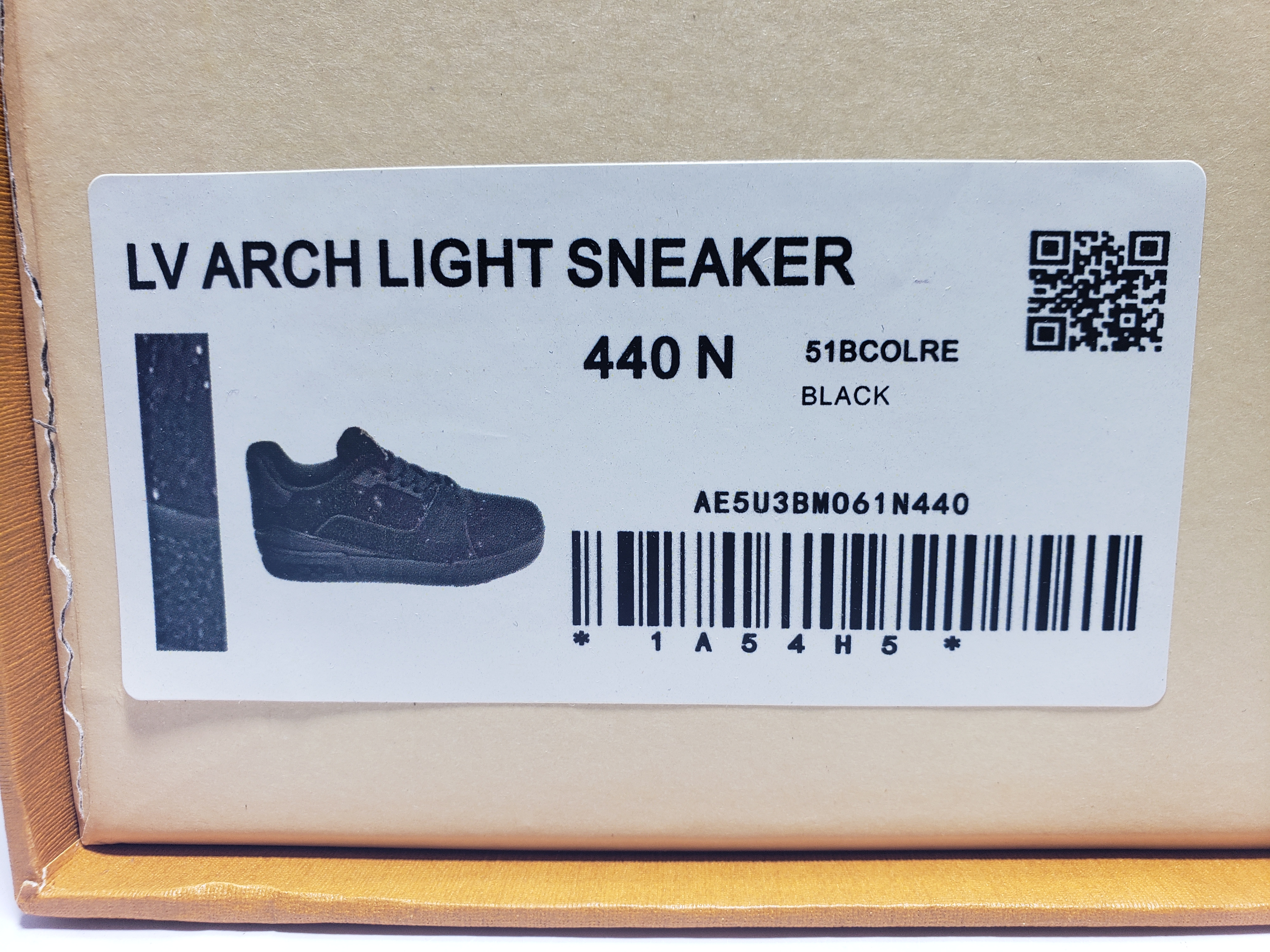 LOUIS VUITTON Trainer All black Diamond