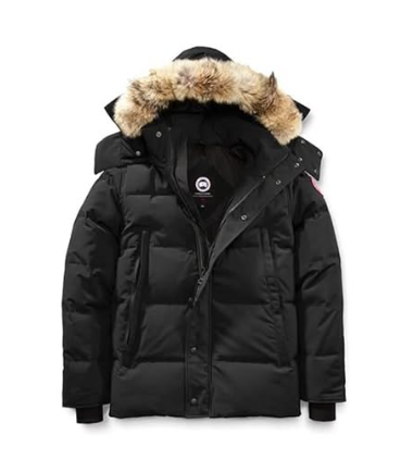Replica Canada Goose Wyndham Parka Black Down Jacket