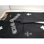 Chrome Hearts CH city limited series Sanskrit cross patch leather Jeans 1