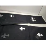 Chrome Hearts CH city limited series Sanskrit cross patch leather Jeans 1
