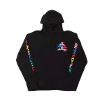 BLACK & MULTICOLOR ‘CROSS CEMETERY’ CHROME HEARTS HOODIE