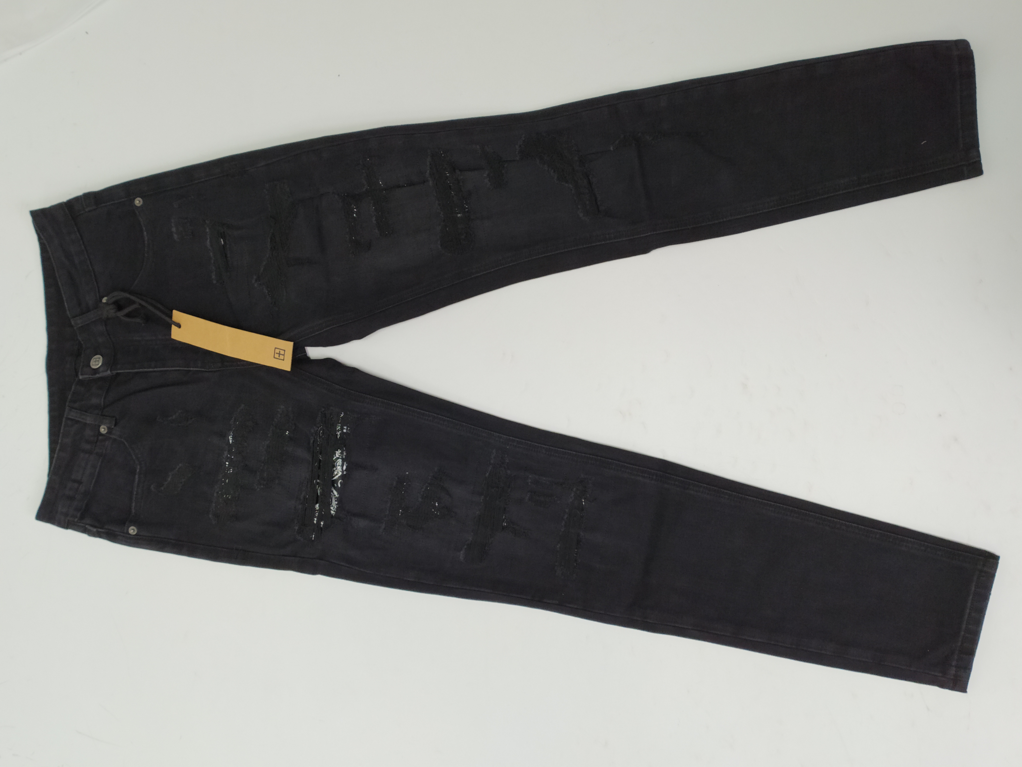 ksubi Hole Black Patch Jeans