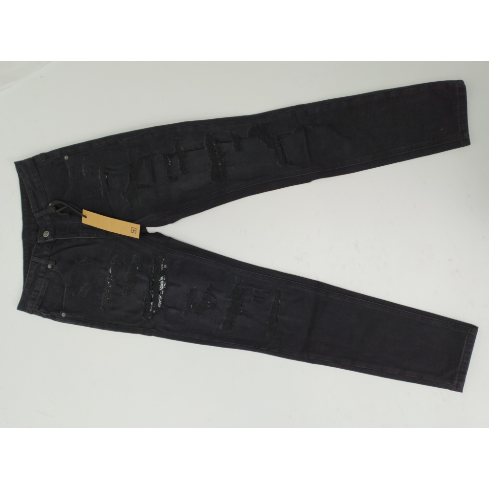 ksubi Hole Black Patch Jeans